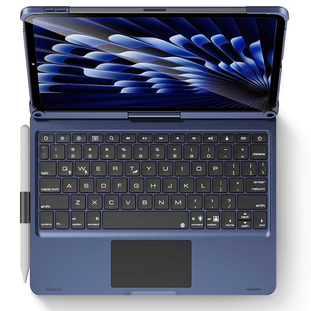 Amazon.com: pekarejue Wireless Keyboard Case for Apple iPad